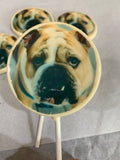 Custom Rice Paper image on a Lollipop (or circle)