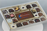 20 Piece Box with Custom Message Bar (Truffle and Message Bar Transfers)*Minimum order of 6 boxes for this item