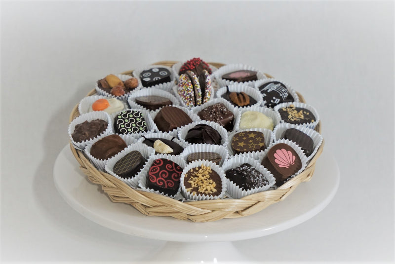 8 Inch Wicker Truffle Tray