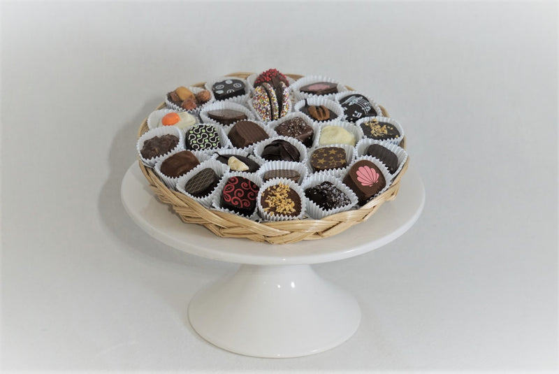 8 Inch Wicker Truffle Tray