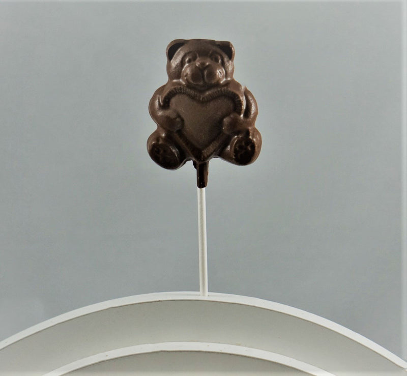 Small Valentine's Teddy Lollipop