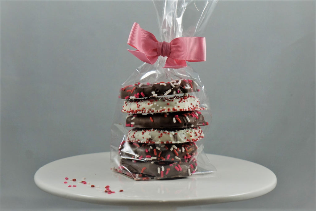 Chocolate Covered Valentine's Day Pretzel 6-Pack