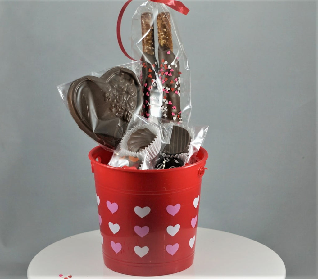Bucket of Valentine's Treats (Truffles etc.)
