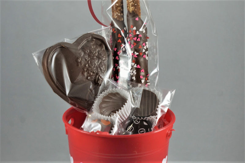 Bucket of Valentine's Treats (Truffles etc.)