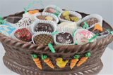 Medium Chocolate Easter Basket with Truffles