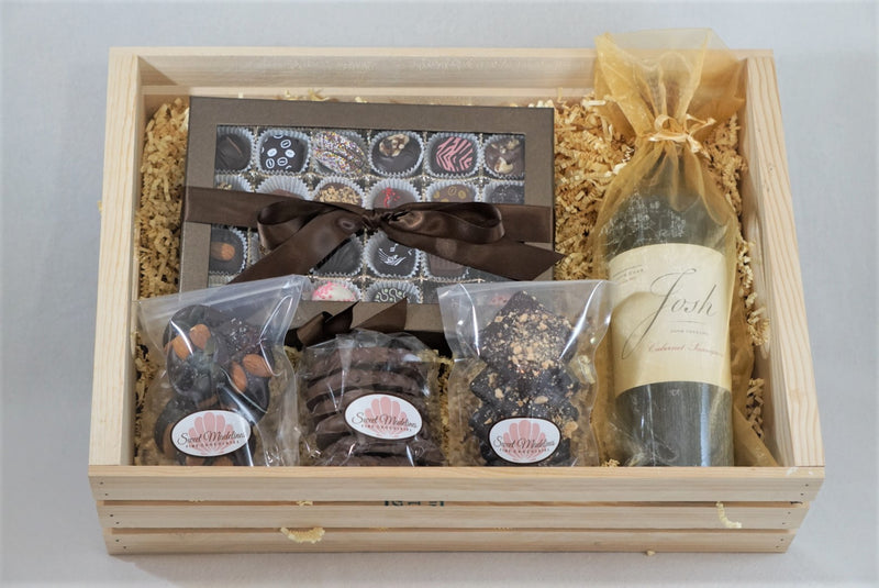 Large Crate with Wine