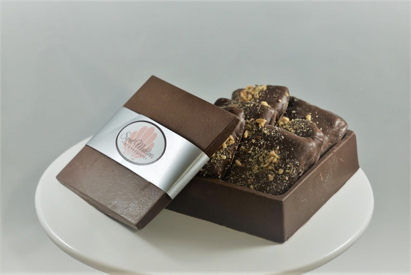 Edible Chocolate Box with Butter Almond Toffee