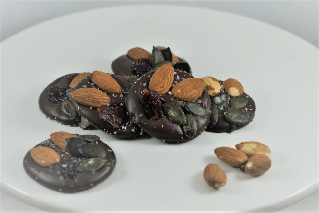Dark Chocolate Fruit and Nut Drops