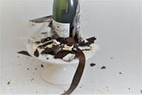 Chocolate Dipped Wine Bottle